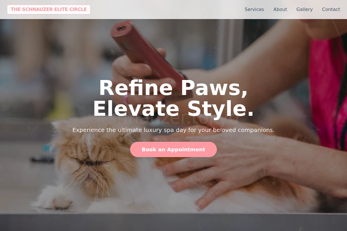 Premium Animal Care Website Design